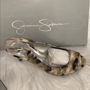Women’s Jessica Simpson Leopard Patent heals